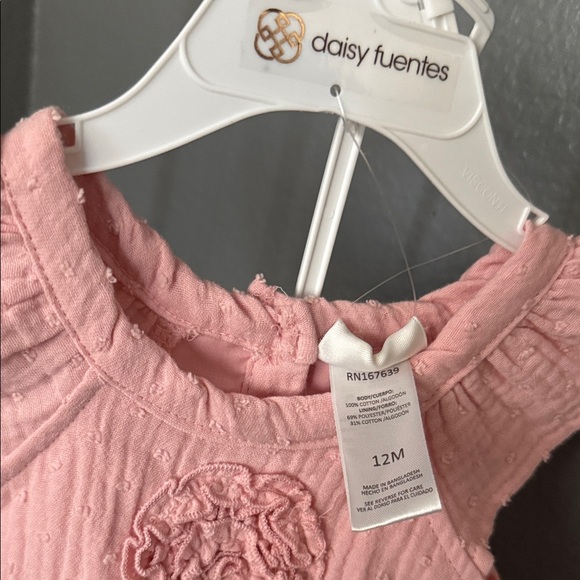 Daisy Fuentes Pink Ruffled Baby Set - Picture 2 of 5